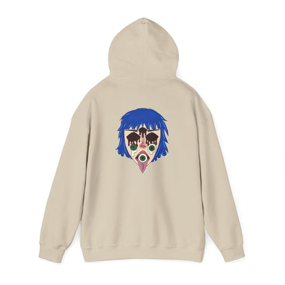 Blue Hair Unisex Hoodie
