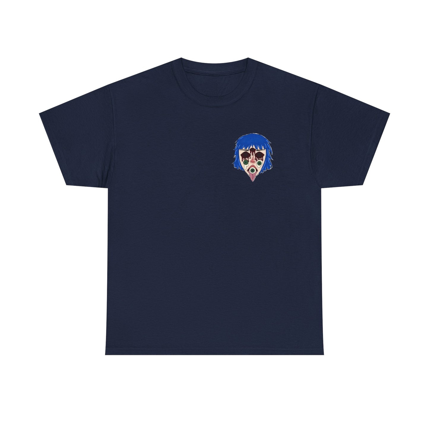 Blue Hair Unisex Tee
