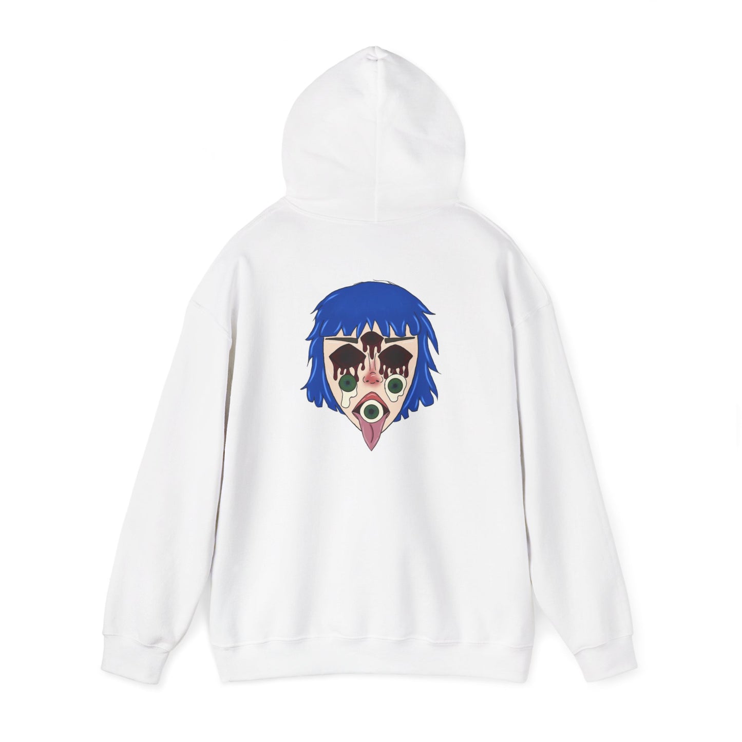 Blue Hair Unisex Hoodie