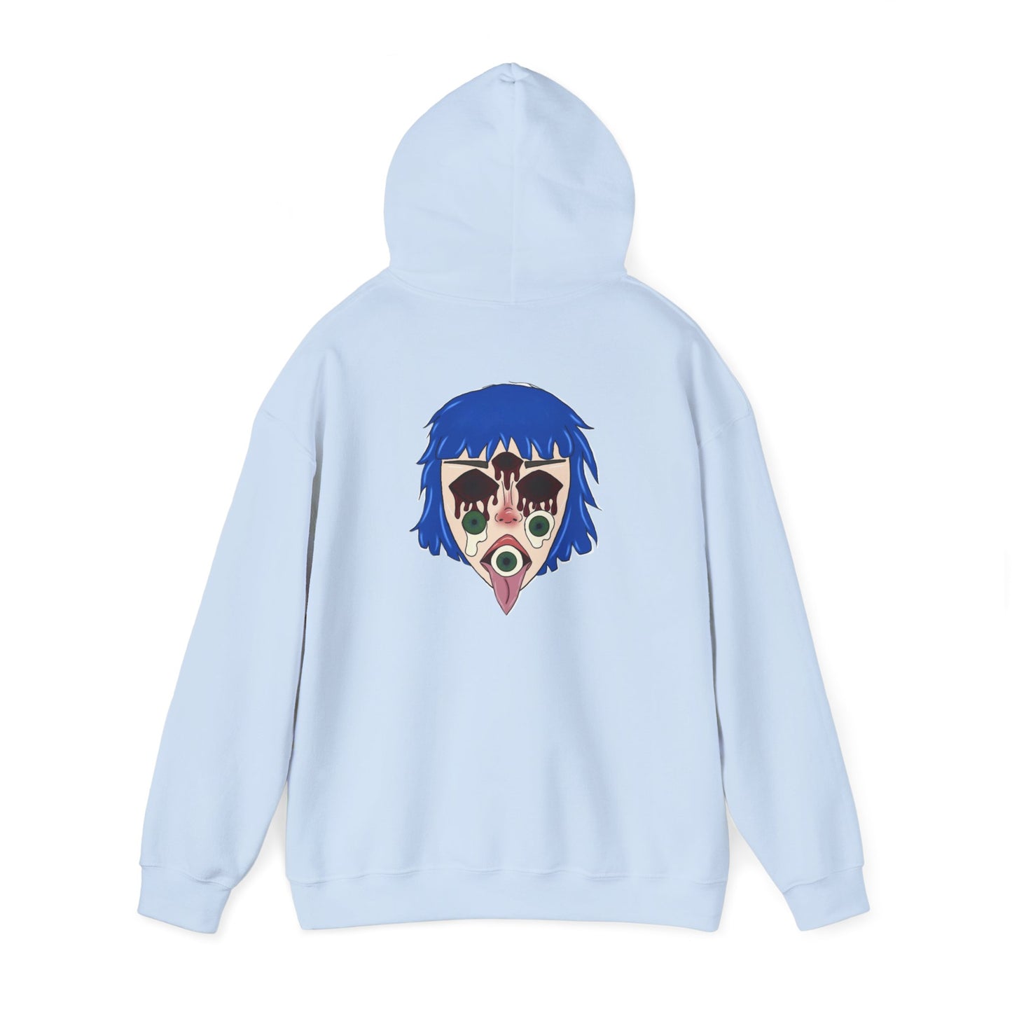 Blue Hair Unisex Hoodie