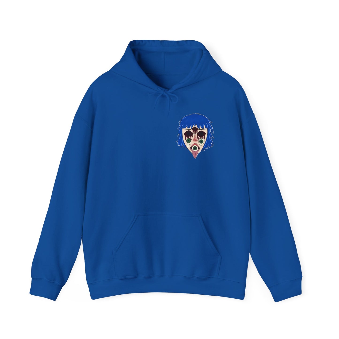 Blue Hair Unisex Hoodie