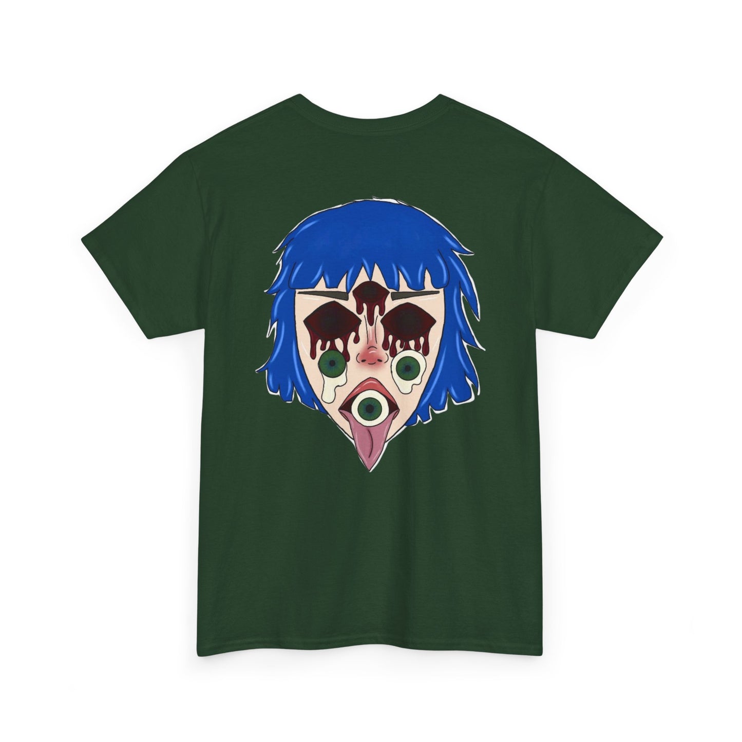 Blue Hair Unisex Tee