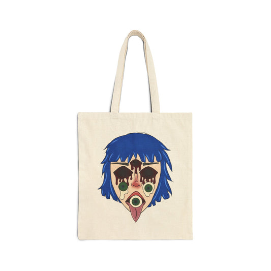 Blue Hair Tote Bag