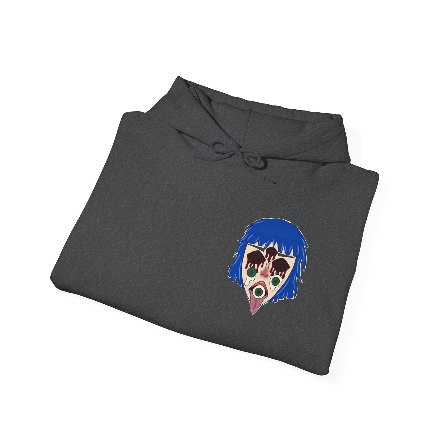 Blue Hair Unisex Hoodie