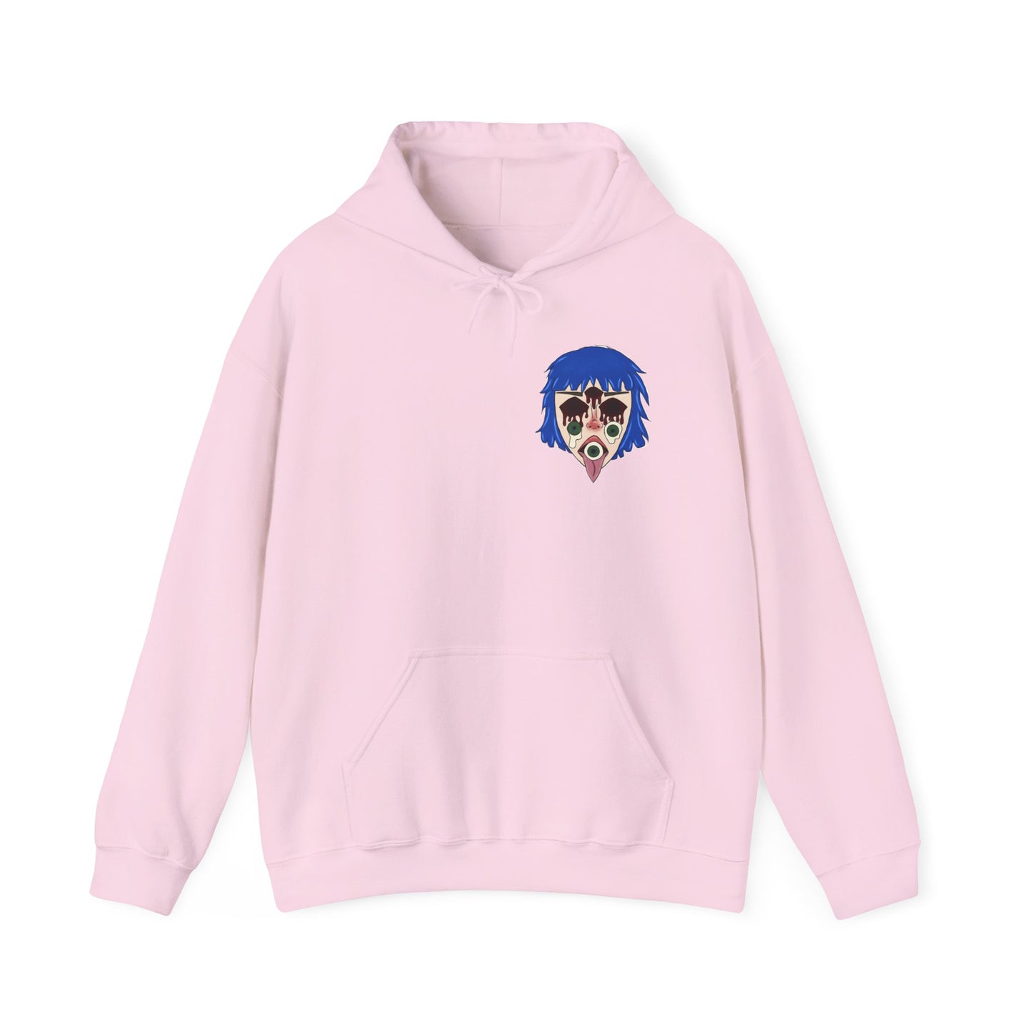 Blue Hair Unisex Hoodie