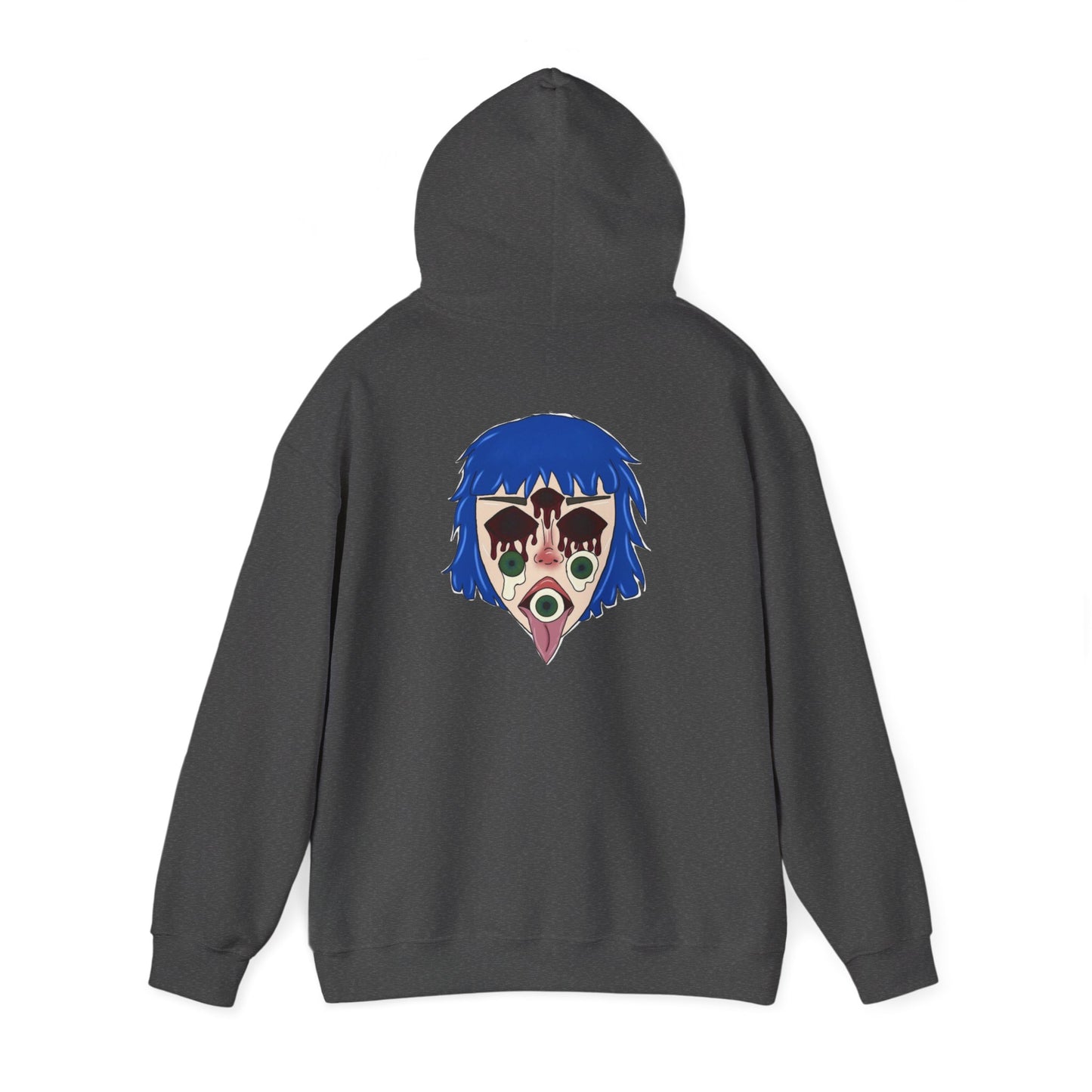 Blue Hair Unisex Hoodie