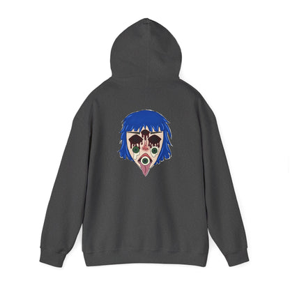 Blue Hair Unisex Hoodie
