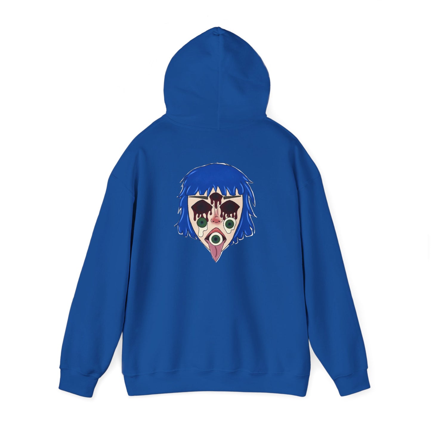 Blue Hair Unisex Hoodie