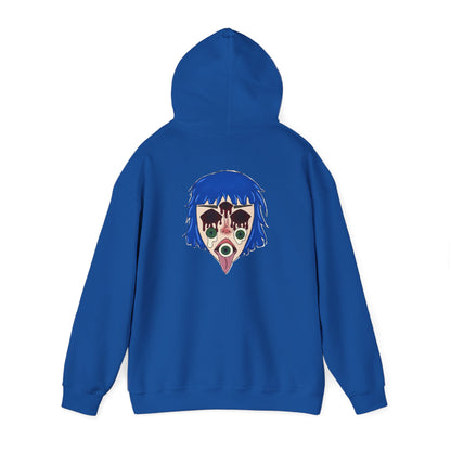Blue Hair Unisex Hoodie
