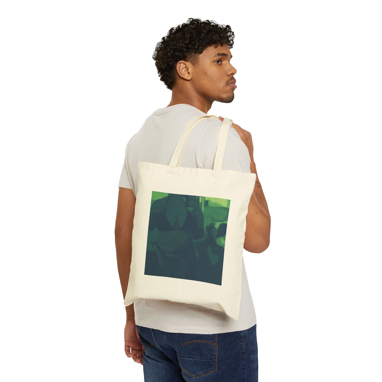 Teal Body Tote Bag