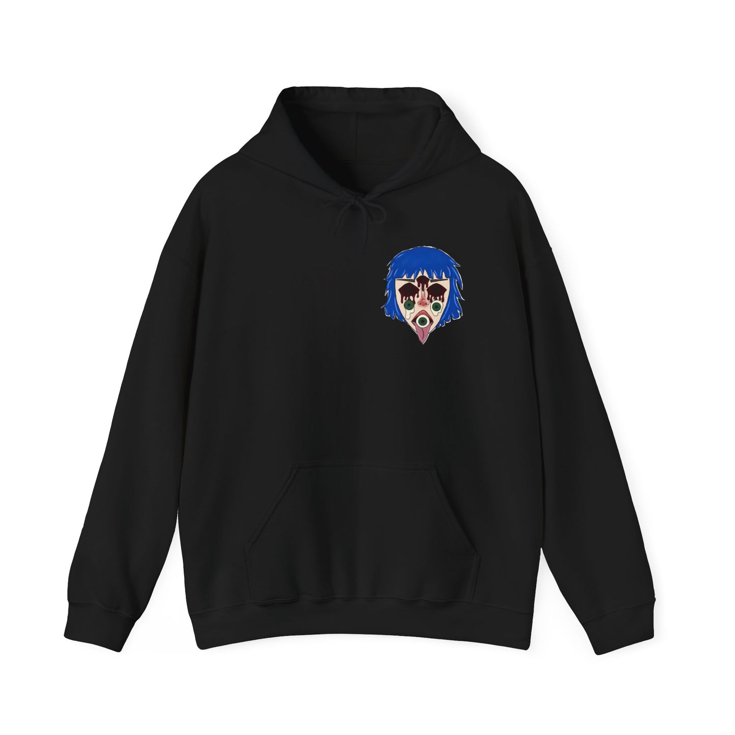 Blue Hair Unisex Hoodie