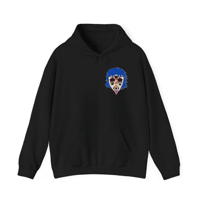 Blue Hair Unisex Hoodie