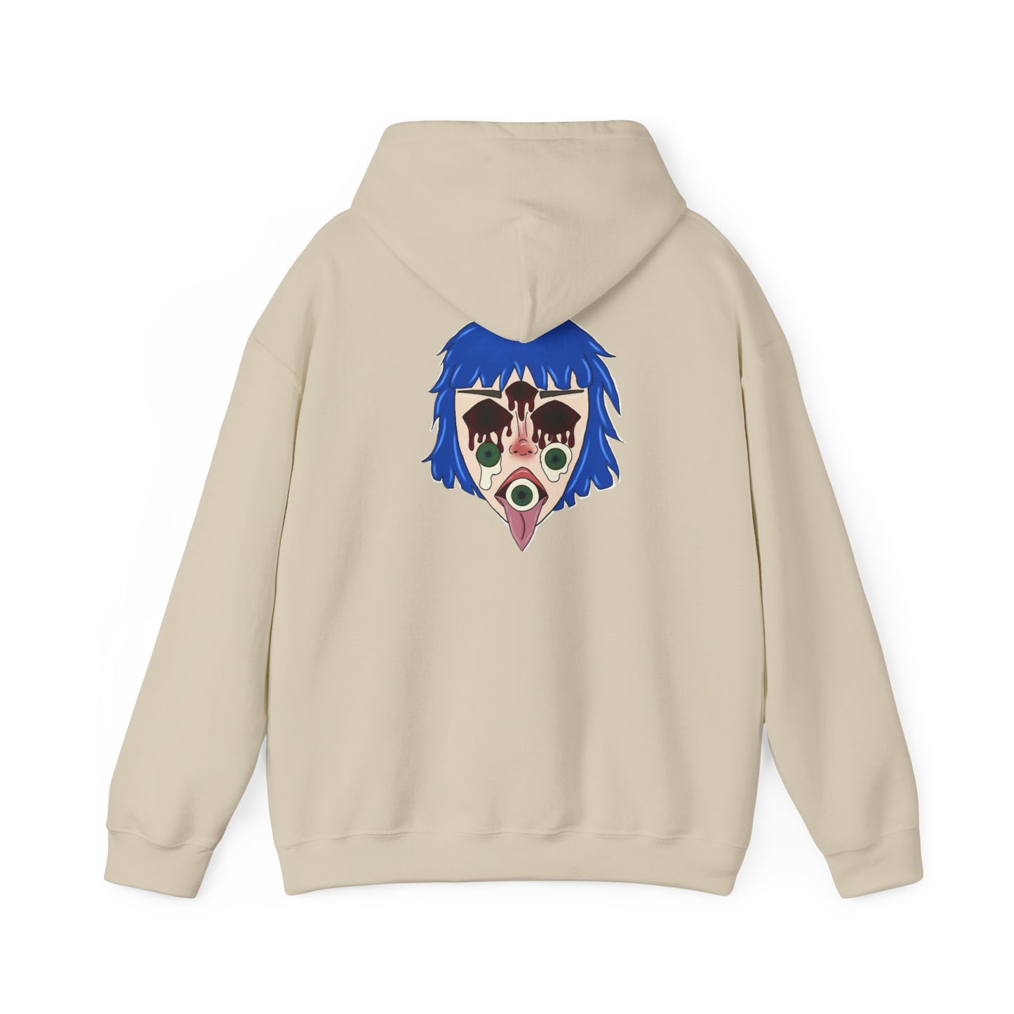 Blue Hair Unisex Hoodie