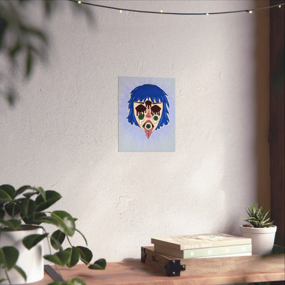Blue Hair Poster