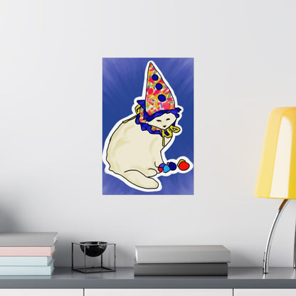 Clown Cat Poster