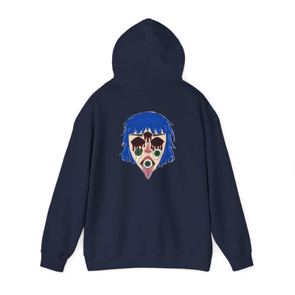 Blue Hair Unisex Hoodie