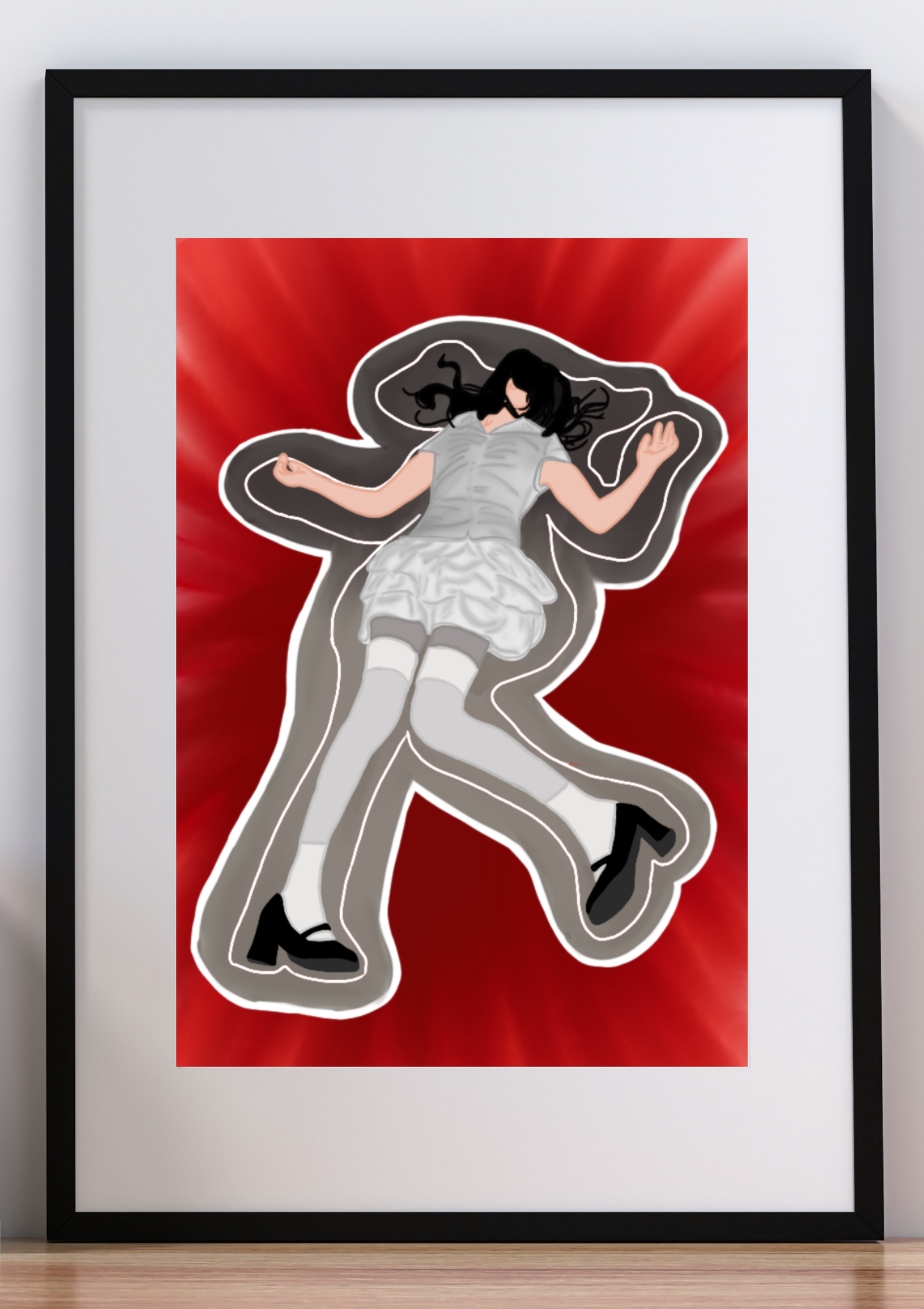 Chalk Body Digital Art