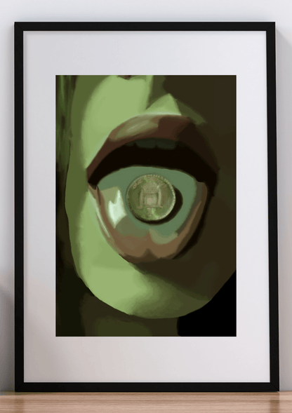 Copper Tongue Digital Art - maidenless3