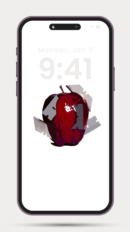 Razor Apple Digital Art