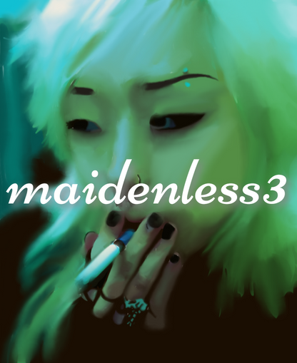 Smoking Girl Digital Art