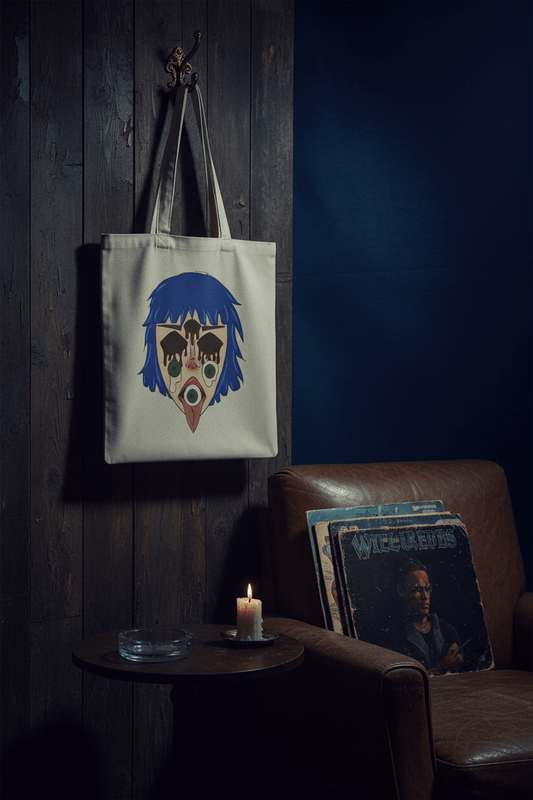 Blue Hair Tote Bag - maidenless3