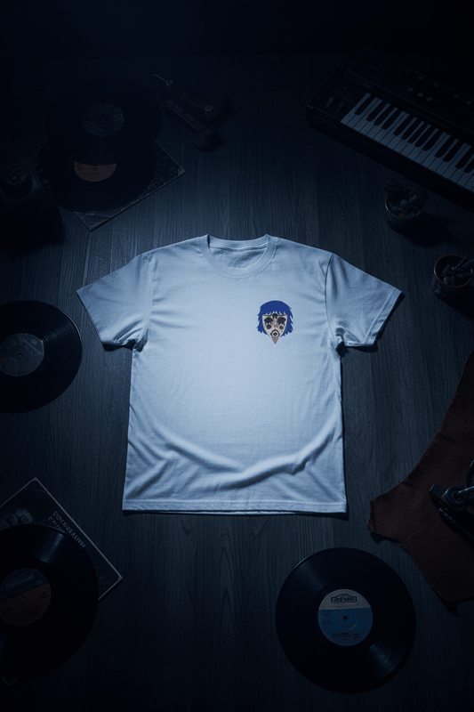 Blue Hair Unisex Tee - maidenless3