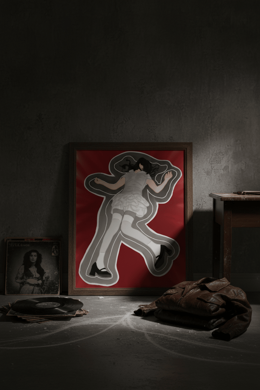 Chalk Body Poster - maidenless3