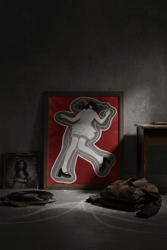 Chalk Body Poster - maidenless3