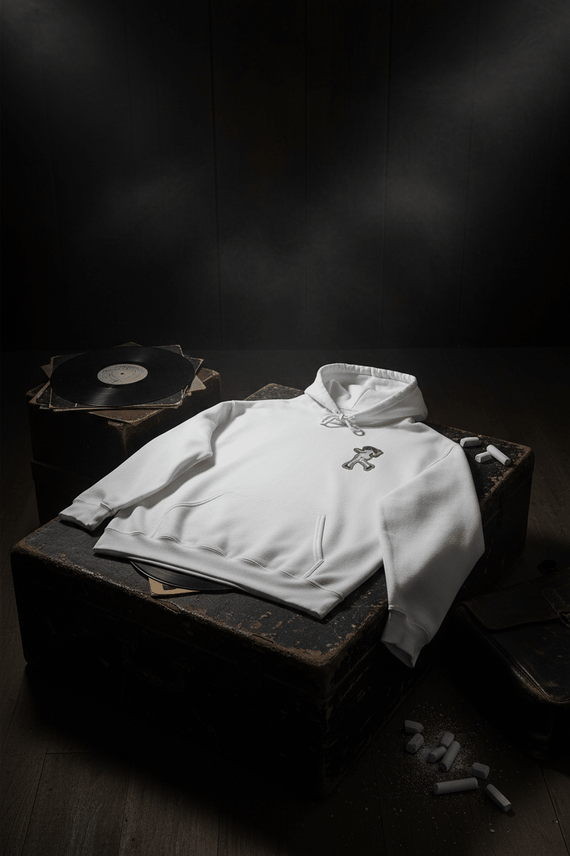 Chalk Body Unisex Hoodie - maidenless3