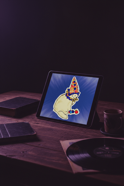 Clown Cat Digital Art - maidenless3