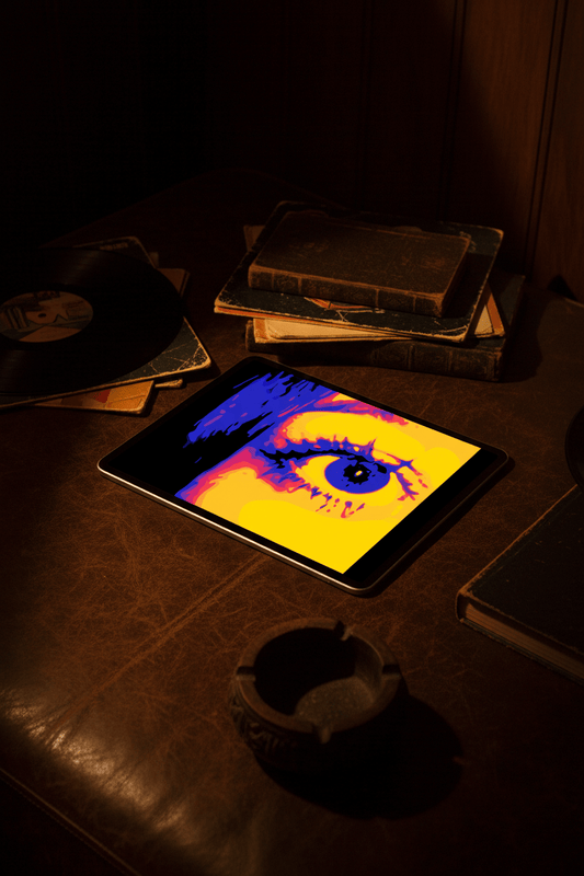 Infrared Stare Digital Art - maidenless3