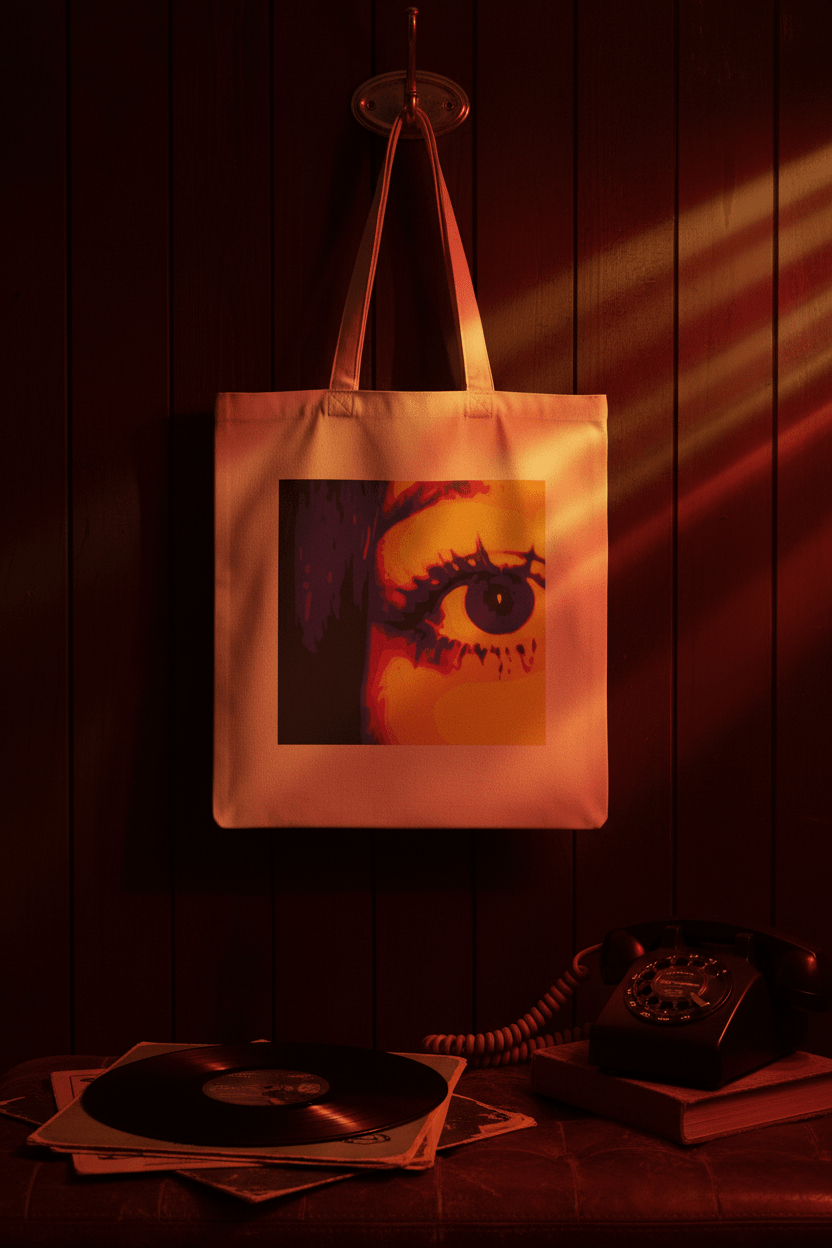 Infrared Stare Tote Bag - maidenless3