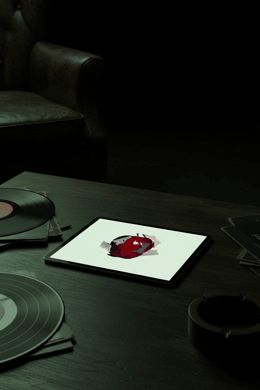 Razor Apple Digital Art - maidenless3