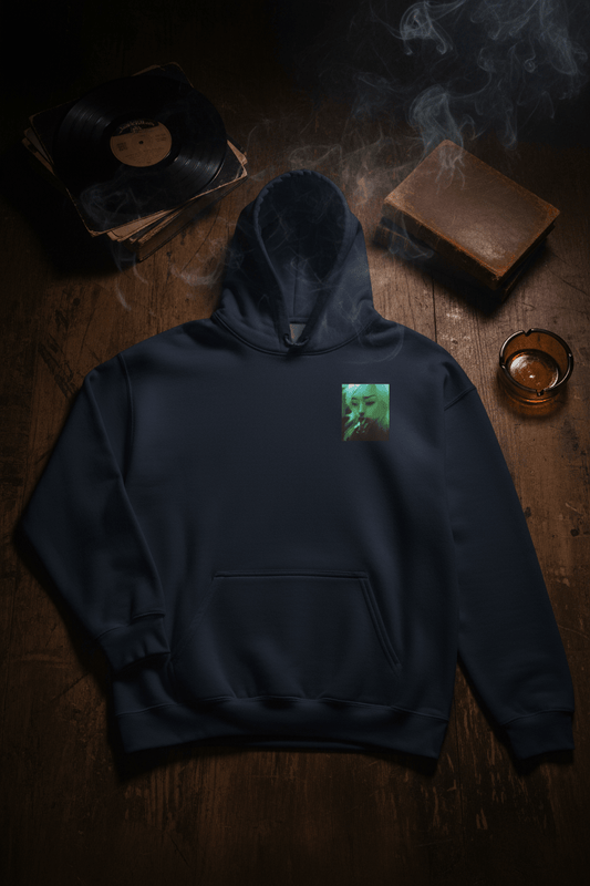Smoking Girl Unisex Hoodie - maidenless3