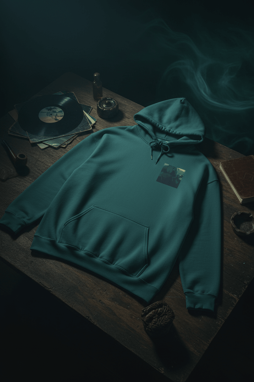 Teal Body Unisex Hoodie - maidenless3